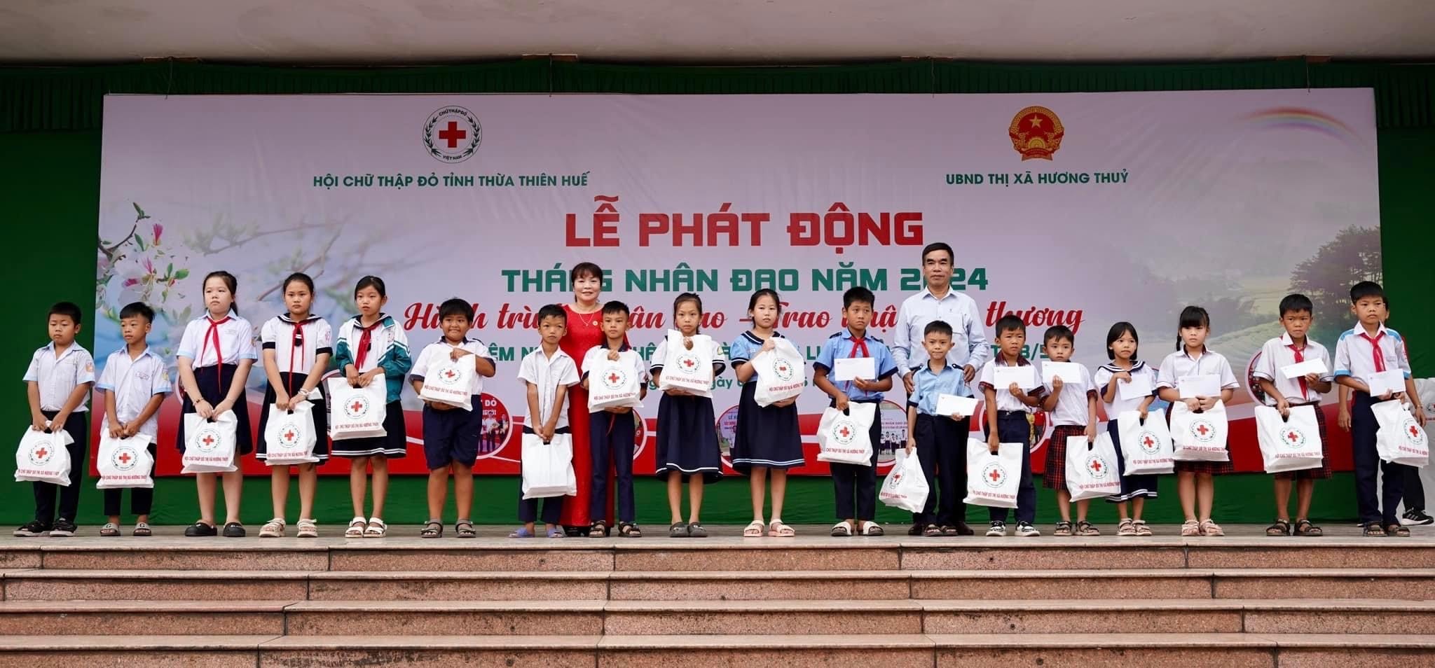 Thừa Thiên - Huế: Tháng Nhân đạo phấn đấu đạt giá trị 6 tỷ đồng, trợ giúp 1.600 lượt người