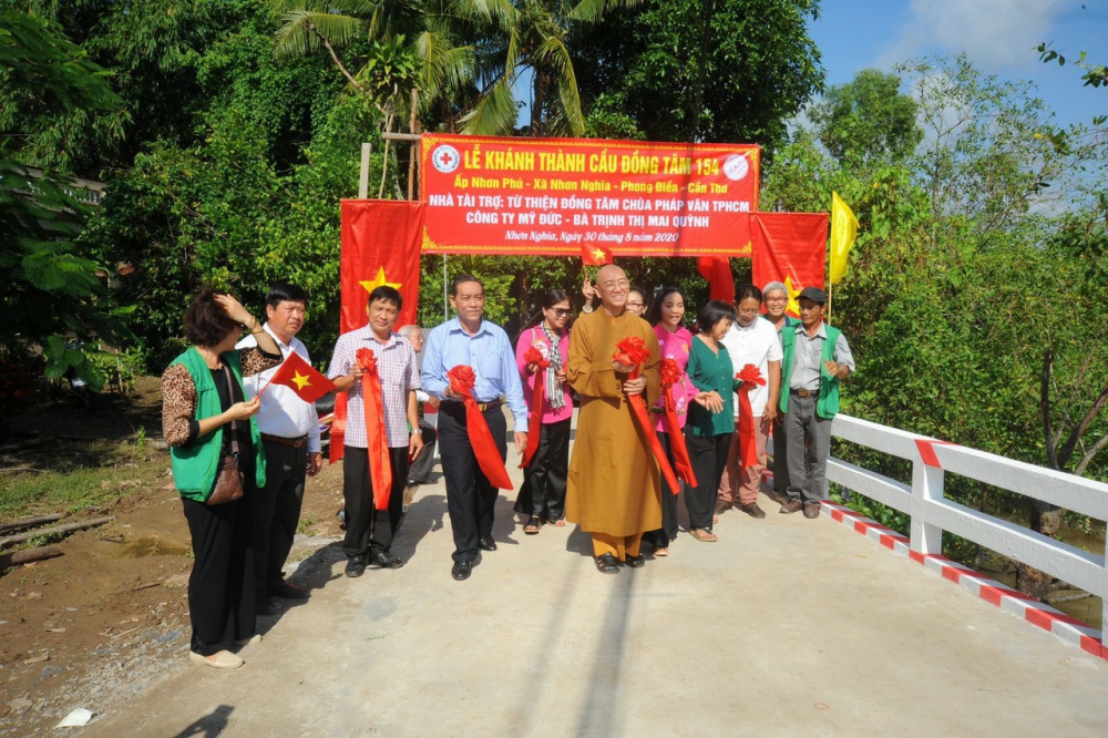 Hội CTĐ huyện Phong Điền, TP Cần Thơ: Khánh thành và đưa vào sử dụng cầu Bà Hò 