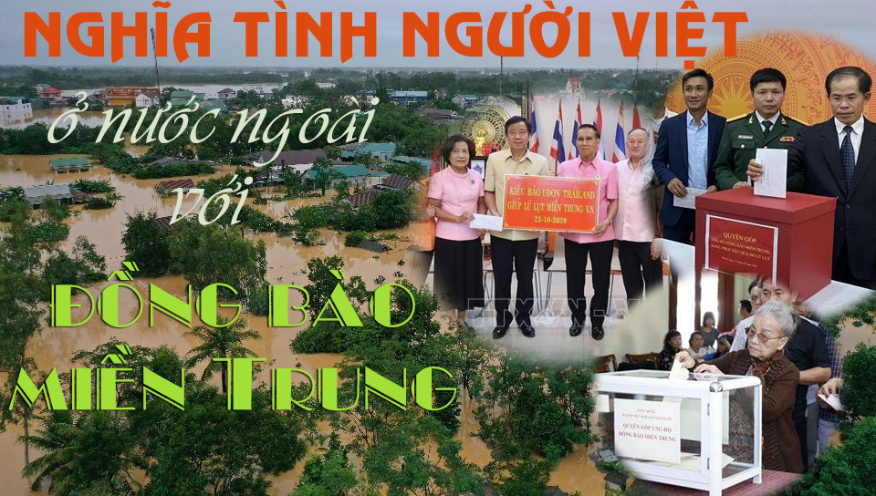 Nghĩa tình người Việt Nam ở nước ngoài với đồng bào miền Trung