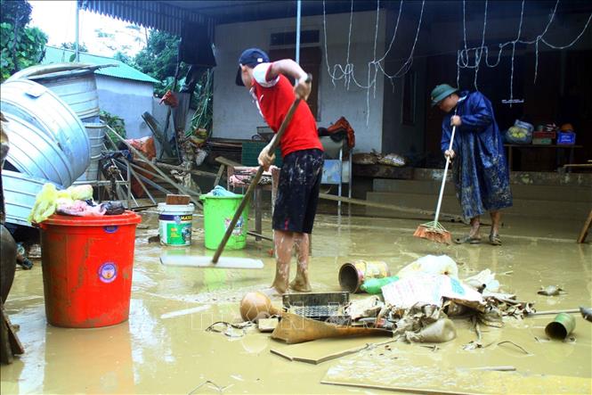 Tập trung khắc phục hậu quả mưa lũ tại huyện Thanh Chương, Nghệ An