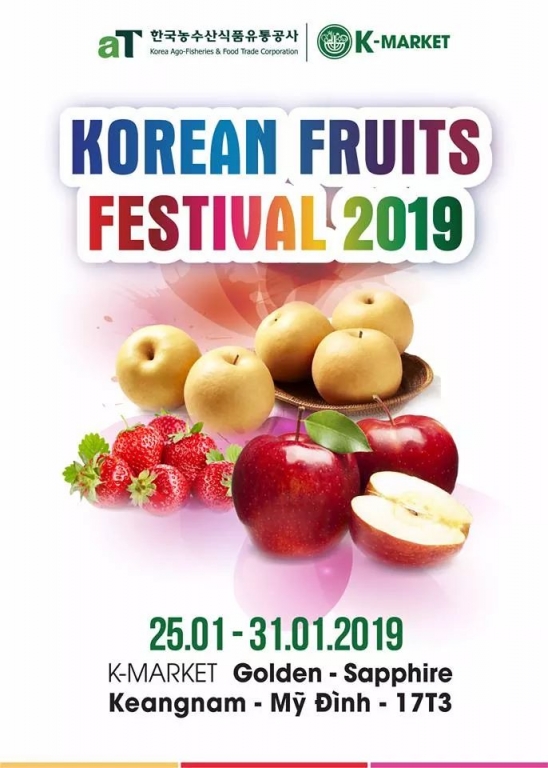 Lễ hội trái cây Hàn Quốc, được tổ chức tại chuỗi cửa hàng của K-Market