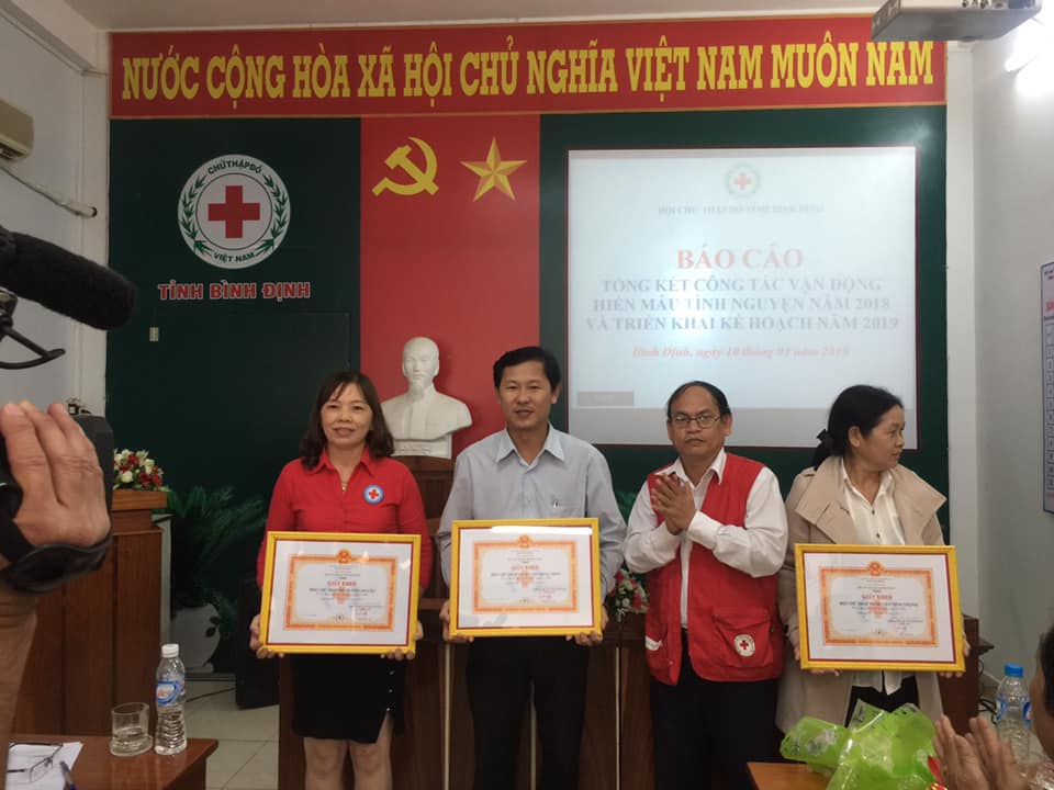 TỔNG KẾT KHEN THƯỞNG HỘI CTĐ BÌNH ĐỊNH 2018