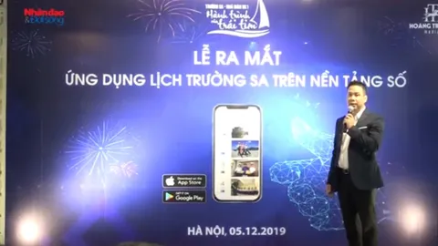 Ra mắt lịch Trường Sa trên nền tảng số