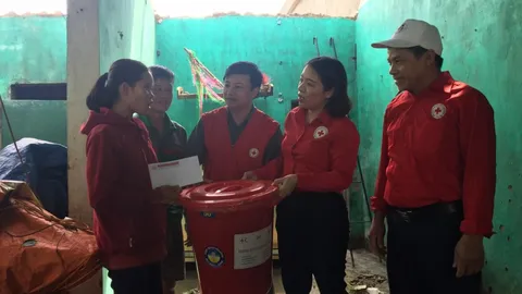 Hội Chữ thập đỏ tỉnh Hà Tĩnh: Triển khai công tác đánh giá thiệt hại và nhu cầu của người dân sau bão số 10