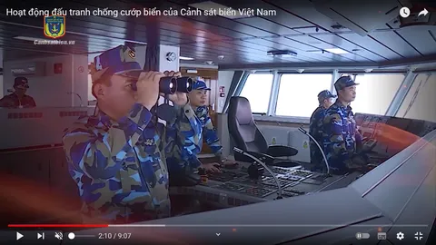 Hoạt động đấu tranh chống cướp biển của Cảnh sát biển Việt Nam