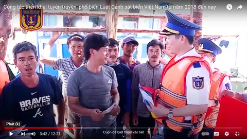 Công tác triển khai tuyên truyền, phổ biến Luật Cảnh sát biển Việt Nam từ năm 2018 đến nay