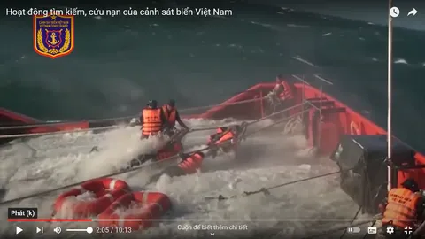 Hoạt động tìm kiếm, cứu nạn của cảnh sát biển Việt Nam
