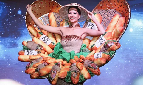 Ngắm trang phục dân tộc 'Bánh mì' cực độc đáo H'Hen Niê mang đến Miss Universe 2018