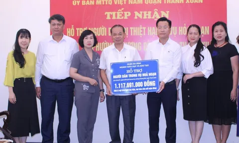 Quận Ba Đình hỗ trợ hơn 1,1 tỷ đồng cho các nạn nhân trong vụ cháy chung cư mini