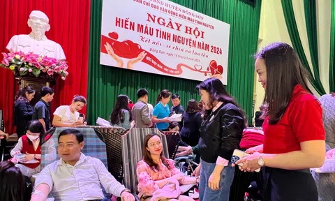Thanh Hóa: 1.090 tình nguyện viên tham gia hiến máu tại huyện Đông Sơn