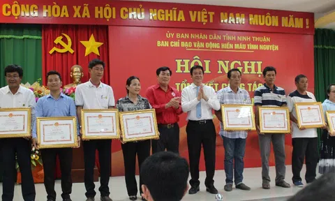 Ninh Thuận vượt chỉ tiêu hiến máu tình nguyện năm 2023