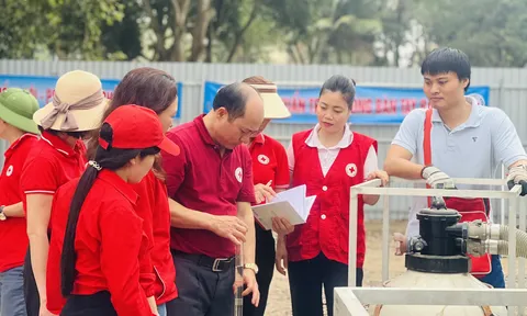 Nâng cao năng lực ứng phó khẩn cấp cho Hội Chữ thập đỏ Việt Nam