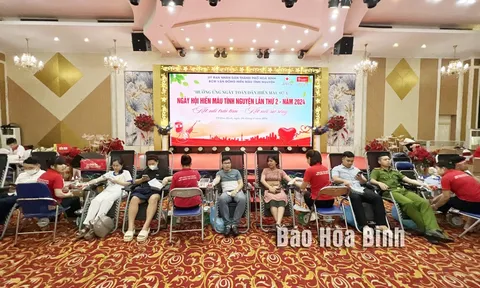 Thành phố Hòa Bình lan tỏa phong trào hiến máu tình nguyện