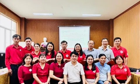 Hội Chữ thập đỏ Việt Nam tập huấn phương pháp, kỹ năng cơ bản  trong quản lý, huấn luyện sơ cấp cứu