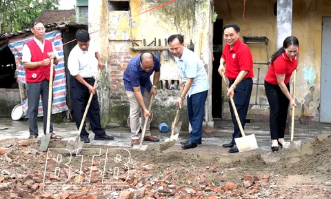Thái Bình: Khởi công xây dựng nhà tình thương cho học sinh nghèo vượt khó tại huyện Quỳnh Phụ