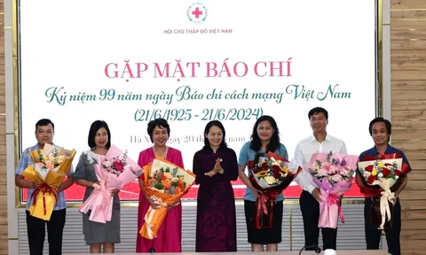 Trung ương Hội Chữ thập đỏ Việt Nam gặp mặt báo chí nhân kỷ niệm 99 năm Ngày Báo chí Cách mạng Việt Nam