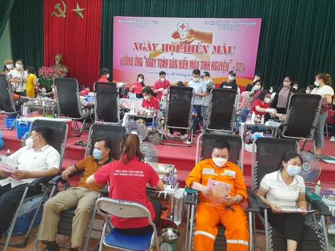 Hưởng ứng “Ngày toàn dân hiến máu tình nguyện 7/4” tỉnh Bắc Giang tiếp nhận được trên 2 nghìn đơn vị máu