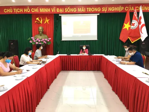 Trung ương Hội Chữ thập đỏ Việt Nam họp Ban Chỉ đạo phòng chống dịch Covid-19