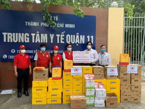 TP. Hồ Chí Minh: Hơn 10.000 sản phẩm hàng hóa hỗ trợ người dân và lực lượng y tế tuyến đầu chống dịch