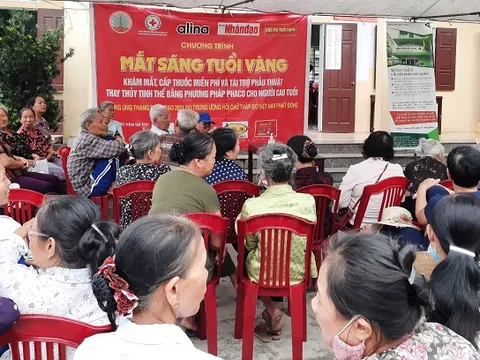 Hơn 1 tỷ 300 triệu đồng dành cho Chương trình “Mắt sáng tuổi vàng"