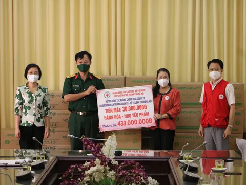 Hội Chữ thập đỏ Việt Nam hỗ trợ nguồn lực cùng tuyến đầu chống dịch