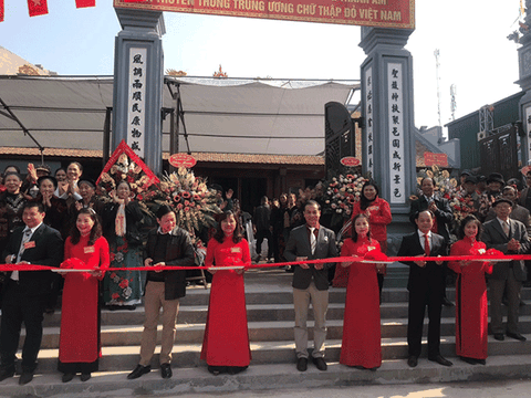 Lễ khánh thành Đình Thanh Ấm, Nhà truyền thống Hội Chữ thập đỏ Việt Nam