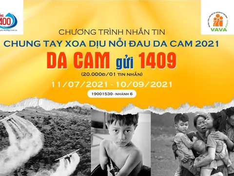 Phát động chương trình nhắn tin “Chung tay xoa dịu nỗi đau da cam 2021”