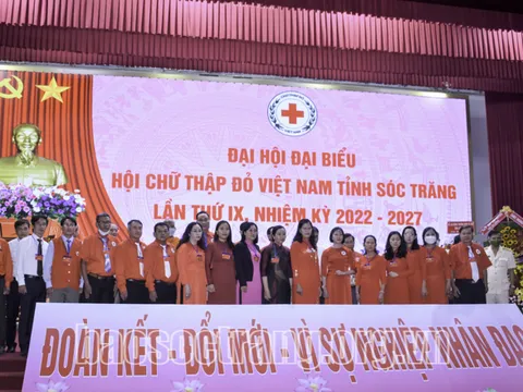 Đại hội đại biểu Hội Chữ thập đỏ tỉnh Sóc Trăng lần thứ IX: “Đoàn kết, dân chủ vì sự nghiệp nhân đạo”