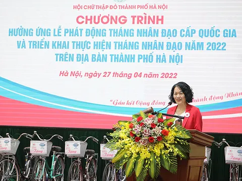 Hà Nội: Tiếp nhận trên 15,8 tỷ đồng ủng hộ Tháng Nhân đạo năm 2022