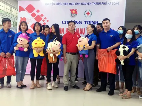 Hội Chữ thập đỏ - Thành Đoàn Hạ Long tổ chức hiến máu tình nguyện đợt IV năm 2020