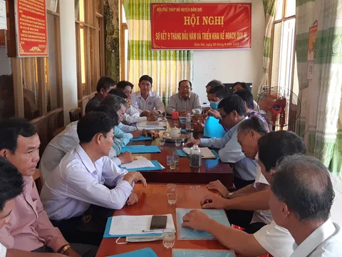 Hội CTĐ huyện Đầm Dơi, tỉnh Cà Mau: Hội nghị sơ kết công tác Hội và phong trào Chữ thập đỏ 9 tháng đầu năm