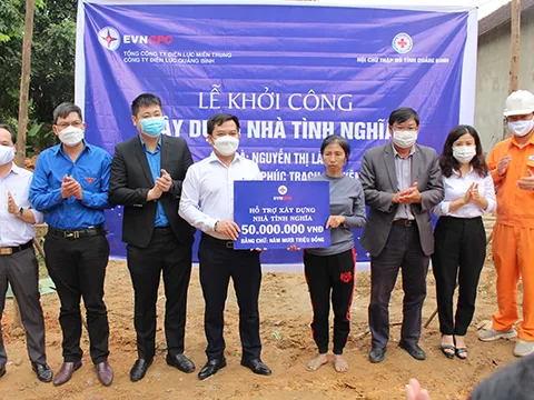 Quảng Bình: Khởi công xây dựng nhà tình nghĩa