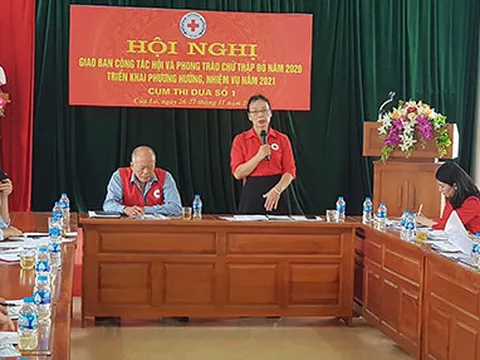 Cụm thi đua số 1 Hội Chữ thập đỏ Nghệ An: Tiếp tục làm tốt cầu nối, điều phối trong các hoạt động nhân đạo