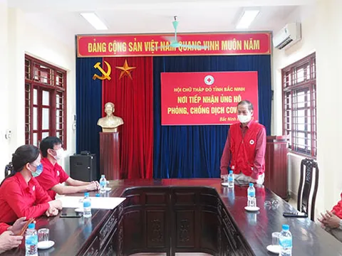 Trung ương Hội Chữ thập đỏ Việt Nam hỗ trợ tỉnh Bắc Ninh 200 triệu đồng phòng, chống dịch Covid-19