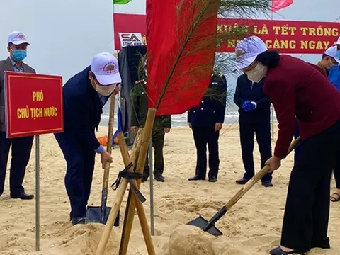 Lãnh đạo Trung ương Hội Chữ thập đỏ Việt Nam tham dự “Tết trồng cây đời đời nhớ ơn Bác Hồ” Xuân Tân Sửu 2021