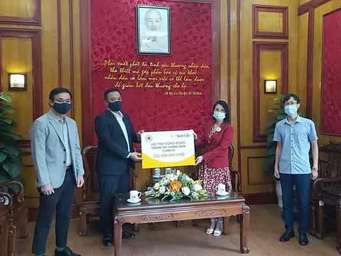 Công ty Sun Life Việt Nam hỗ trợ công tác phòng, chống dịch bệnh COVID - 19 hơn 700 triệu đồng