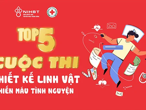 Công bố Top 5 Cuộc thi Thiết kế linh vật hiến máu tình nguyện