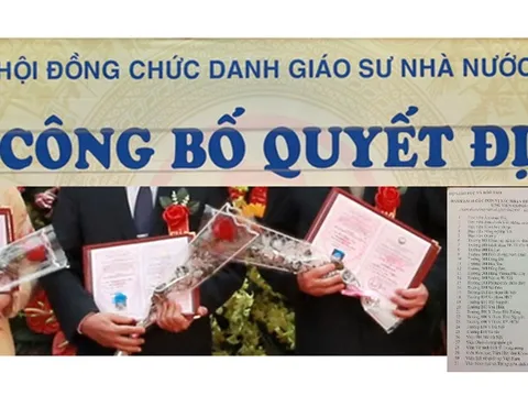 31 đơn vị xác nhận hồ sơ không chuẩn xác cho ứng viên giáo sư, phó giáo sư