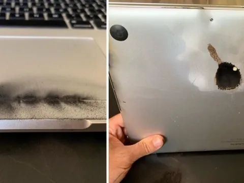 MacBook Pro 2015 chưa thay pin bị cấm mang lên máy bay vì nguy cơ cháy nổ