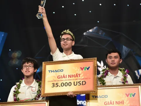 Trần Thế Trung giành ngôi quán quân Đường lên đỉnh Olympia 2019