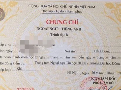 Bộ Giáo dục và Đào tạo bỏ thi chứng chỉ ngoại ngữ