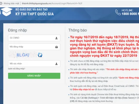 Thí sinh có 10 ngày điều chỉnh nguyện vọng xét tuyển đại học