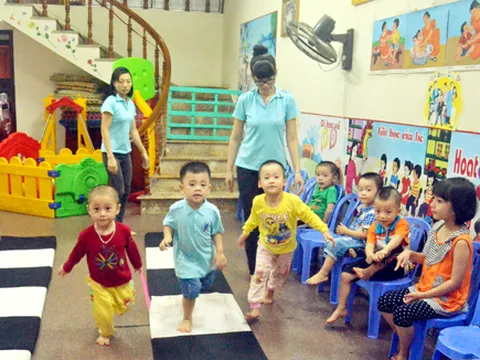 Bộ Giáo dục khống chế số trẻ trong lớp mẫu giáo tư thục