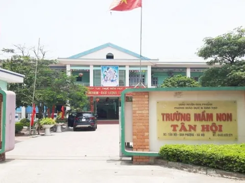 Hiệu quả trong công tác nuôi dạy trẻ ở Trường Mầm non Tân Hội