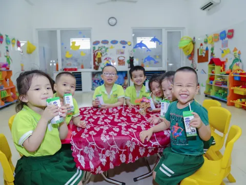 423 trường và nhóm trẻ tại Đà Nẵng đang thụ hưởng chương trình sữa học đường