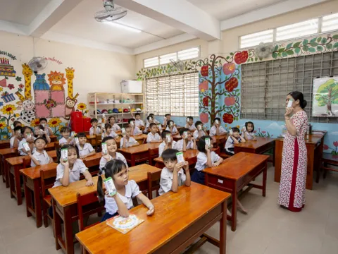 70.000 trẻ em ở Vĩnh Long sẽ thụ hưởng chương trình sữa học đường