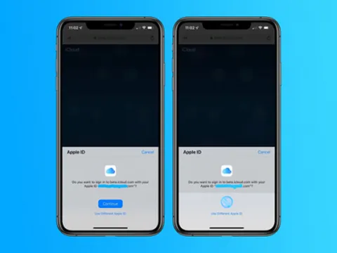 Apple đang thử đăng nhập iCloud bằng TouchID hoặc FaceID