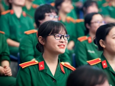 Năm 2019, thí sinh nữ có thể dự thi ở 4 Học viện quân đội