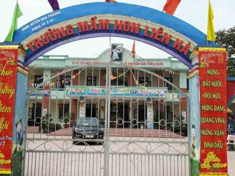 Trường Mầm non Liên Hà – huyện Đan Phượng (Hà Nội): Nỗ lực đảm bảo vệ sinh môi trường, vệ sinh an toàn thực phẩm