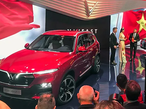 VinFast chính thức ra mắt hai mẫu xe tại Paris Motor Show 2018